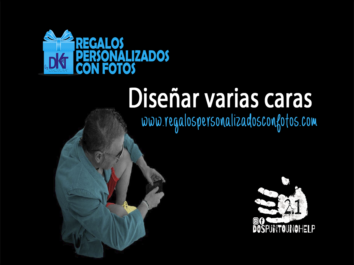 Personalizar tu regalo a varias caras